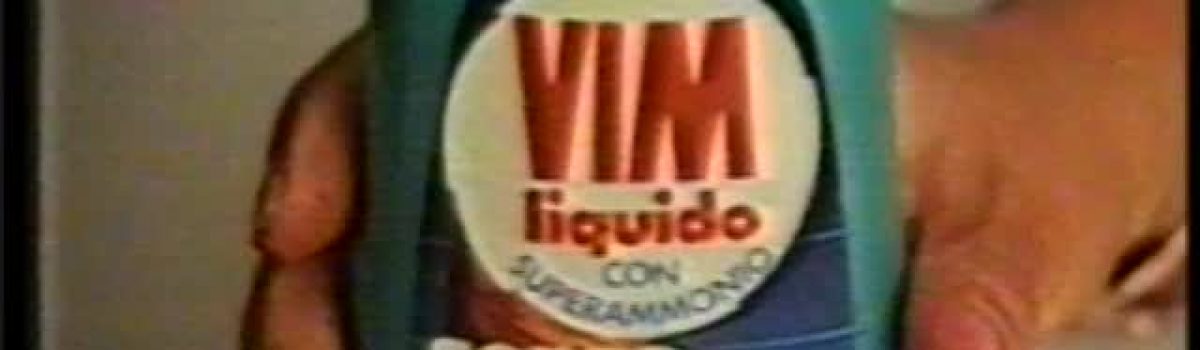 Lever Div. Della Unil Vim Liquido (1984)