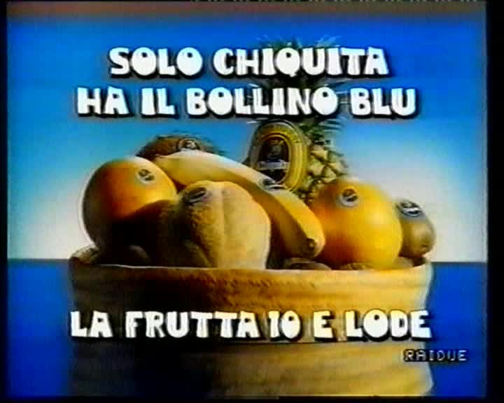Chiquita Frutta 1989 Spot 80 La Casa Degli Spot Anni 80