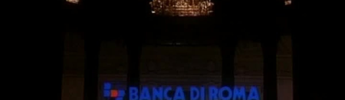 Banca Di Roma Sogg. Treno Con Paolo Villaggio E Anna Falchi Regia Federico Fellini