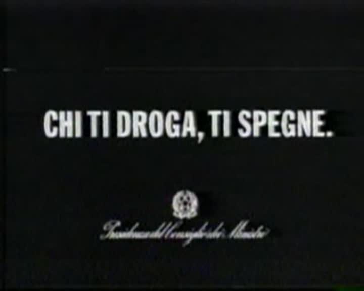 Presidenza Del Consiglio Dei Ministri Campagna  ‘Chi Ti Droga Ti Spegne’ Sogg. Ragazza 1