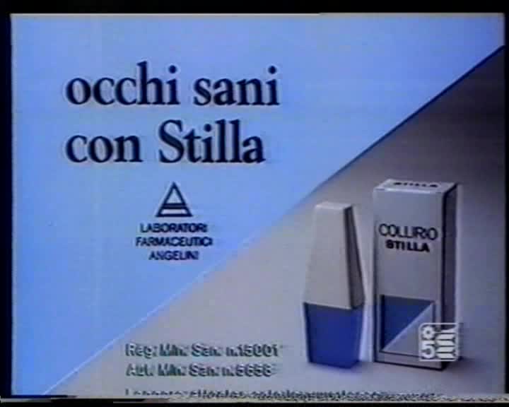 Laboratori Farmaceutici Angelini Collirio Stilla Con Monica Guerritore