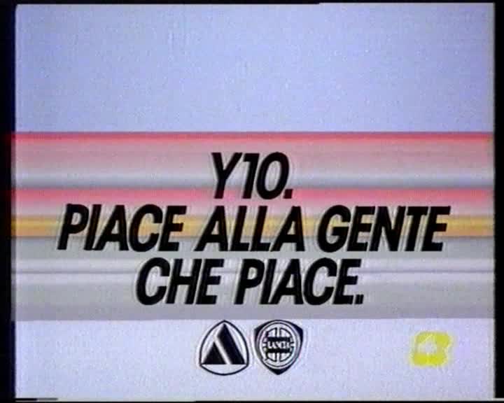 Lancia Autobianchi Y10 Con E. Gardini E G. Gemma