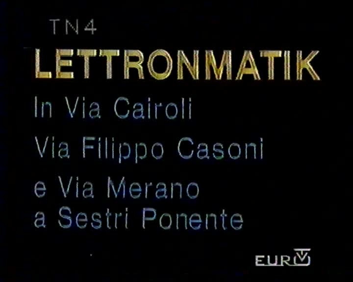 Lettronmatik Foto Genova